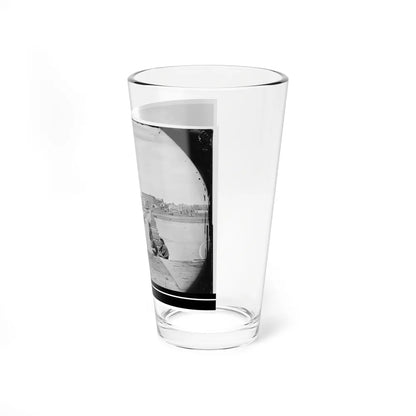 Petersburg, Va. Pontoon Bridges Across The Appomattox River (U.S. Civil War) Pint Glass 16oz-Go Mug Yourself