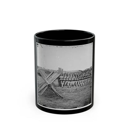 Petersburg, Va. Sections Of Chevaux-De-Frise Before Confederate Main Works (U.S. Civil War) Black Coffee Mug-11oz-Go Mug Yourself