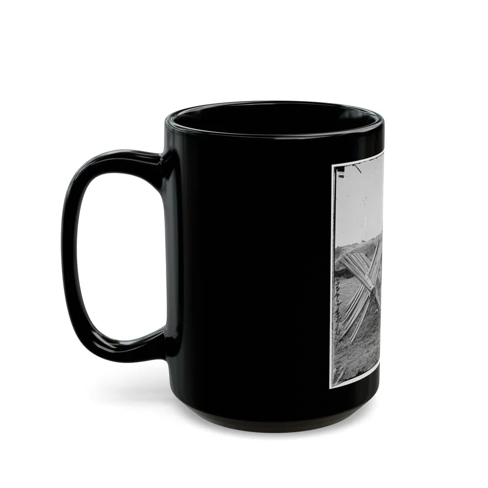 Petersburg, Va. Sections Of Chevaux-De-Frise Before Confederate Main Works (U.S. Civil War) Black Coffee Mug-Go Mug Yourself