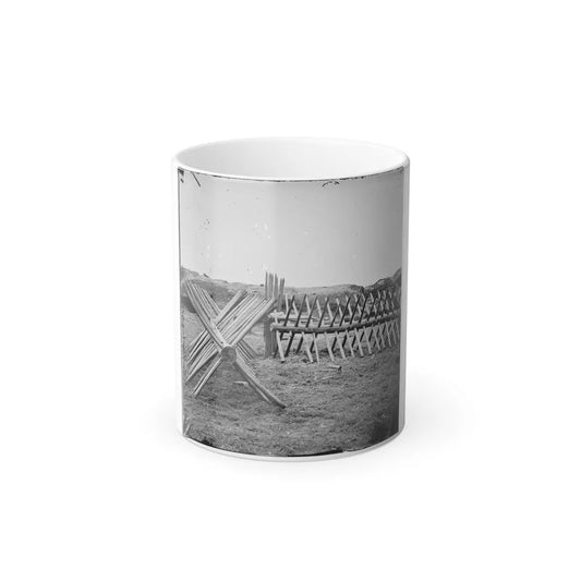 Petersburg, Va. Sections of Chevaux-De-Frise Before Confederate Main Works (U.S. Civil War) Color Changing Coffee Mug 11oz-11oz-Go Mug Yourself