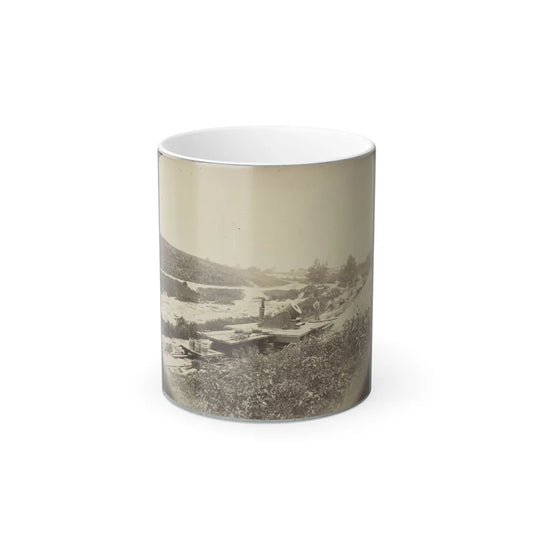 Petersburg, Va., Sept. 1864, 13-Inch Mortar Dictator (U.S. Civil War) Color Changing Coffee Mug 11oz-11oz-Go Mug Yourself