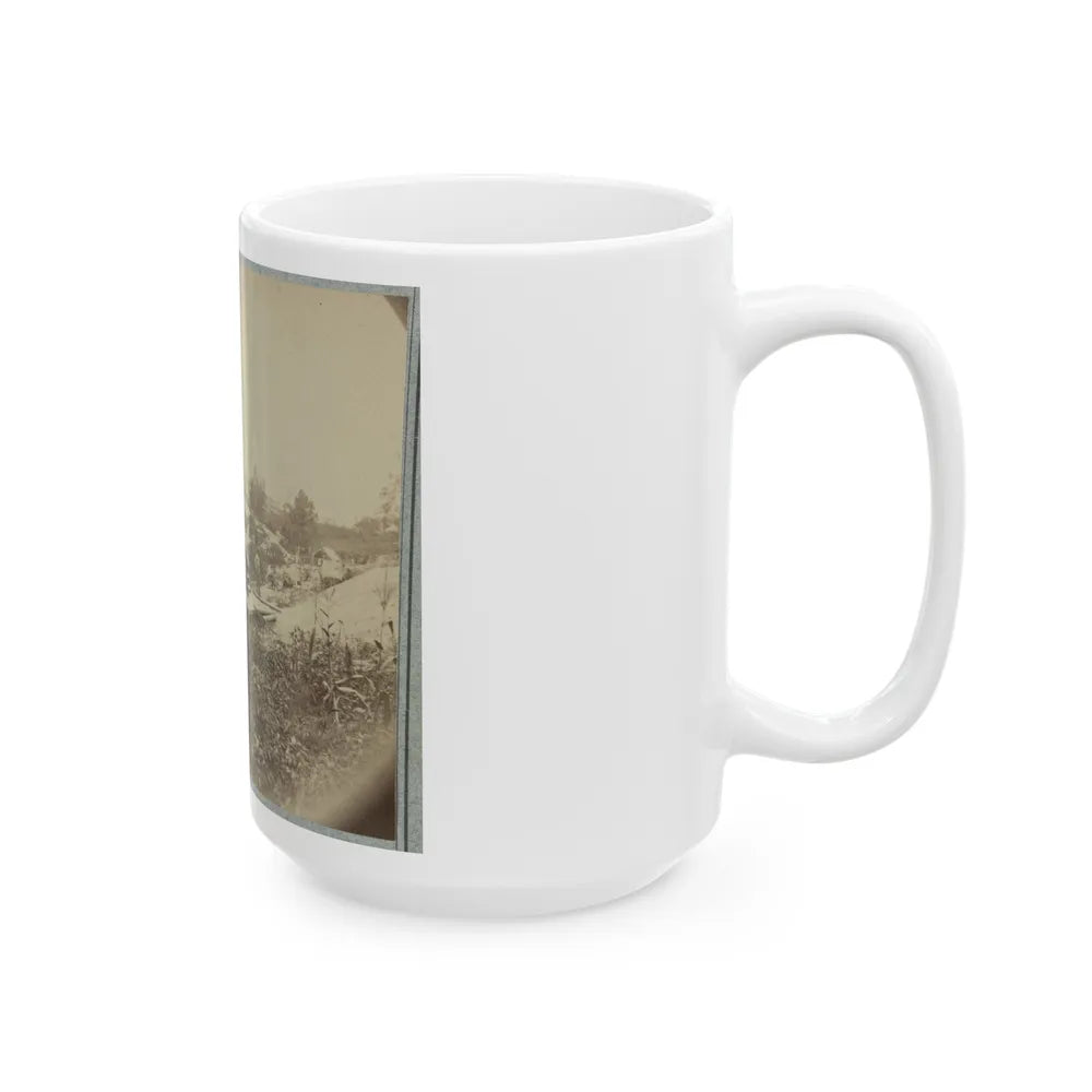 Petersburg, Va., Sept. 1864, 13-Inch Mortar Dictator (U.S. Civil War) White Coffee Mug-Go Mug Yourself