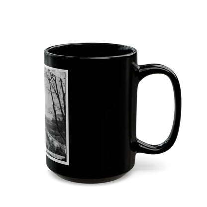 Petersburg, Va. The First Federal Wagon Train Entering The Town (U.S. Civil War) Black Coffee Mug-Go Mug Yourself