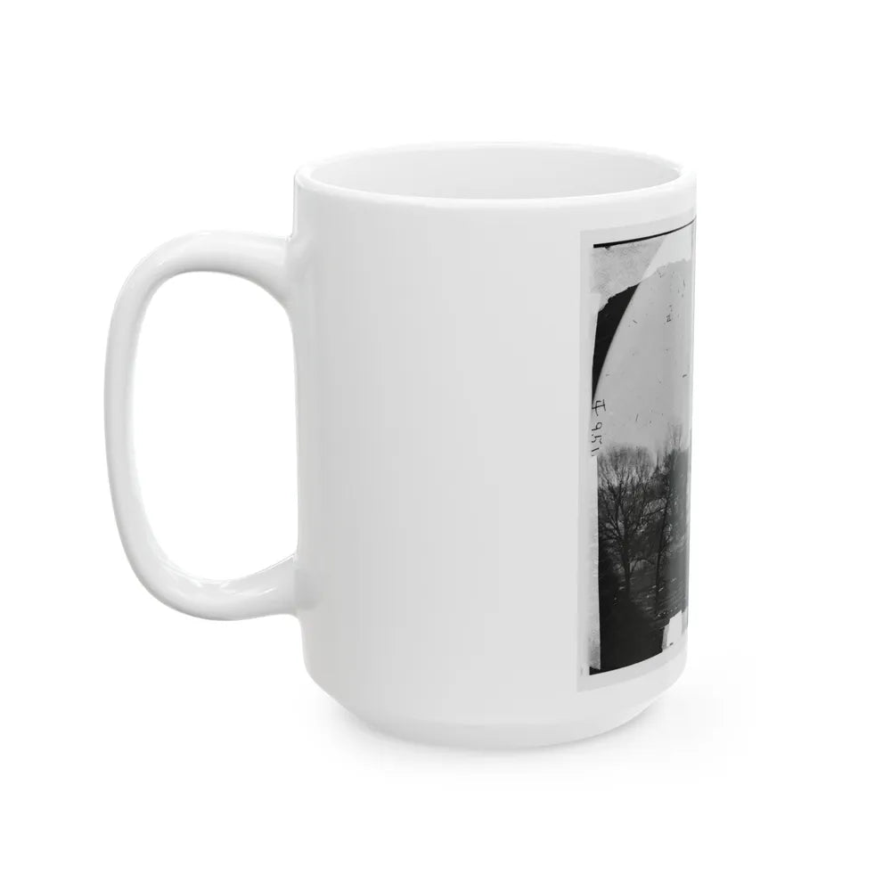 Petersburg, Va. The First Federal Wagon Train Entering The Town (U.S. Civil War) White Coffee Mug-Go Mug Yourself