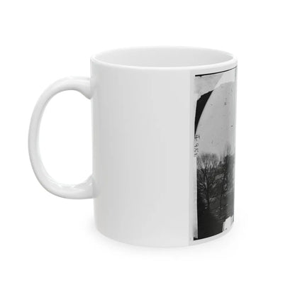 Petersburg, Va. The First Federal Wagon Train Entering The Town (U.S. Civil War) White Coffee Mug-Go Mug Yourself