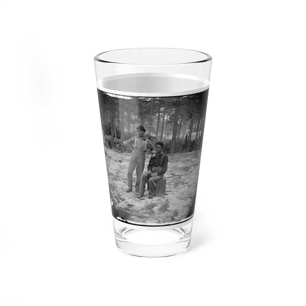 Petersburg, Va. Two Youthful Military Telegraph Operators At Headquarters (U.S. Civil War) Pint Glass 16oz-Go Mug Yourself