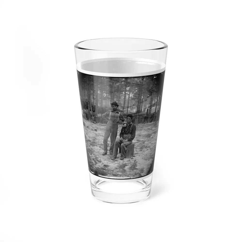 Petersburg, Va. Two Youthful Military Telegraph Operators At Headquarters (U.S. Civil War) Pint Glass 16oz-Go Mug Yourself