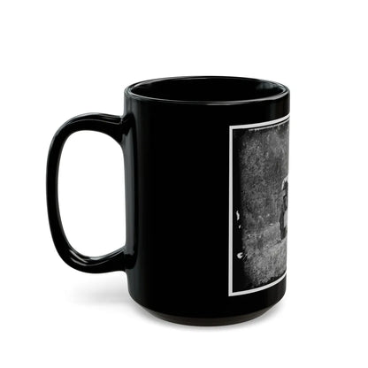 Petersburg, Va. U.S. Military Telegraph Battery Wagon, Army Of The Potomac Headquarters (U.S. Civil War) Black Coffee Mug-Go Mug Yourself