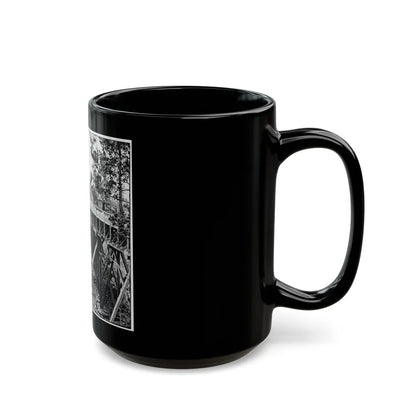 Petersburg, Va., Vicinity. Canal Aqueduct (U.S. Civil War) Black Coffee Mug-Go Mug Yourself