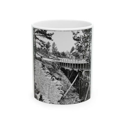 Petersburg, Va., Vicinity. Canal Aqueduct (U.S. Civil War) White Coffee Mug-11oz-Go Mug Yourself