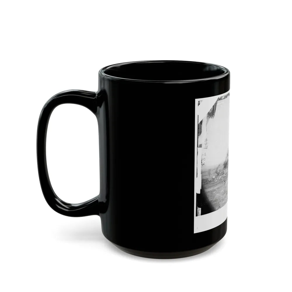 Petersburg, Va., Vicinity. The Execution Of William Johnson, Jordan's Farm (U.S. Civil War) Black Coffee Mug-Go Mug Yourself