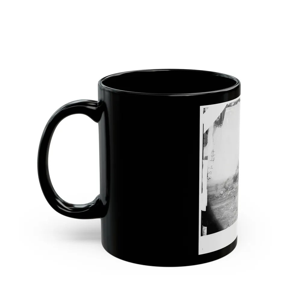 Petersburg, Va., Vicinity. The Execution Of William Johnson, Jordan's Farm (U.S. Civil War) Black Coffee Mug-Go Mug Yourself