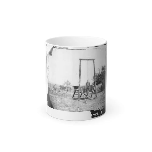 Petersburg, Va., Vicinity. The Execution of William Johnson, Jordan's Farm (U.S. Civil War) Color Changing Coffee Mug 11oz-11oz-Go Mug Yourself