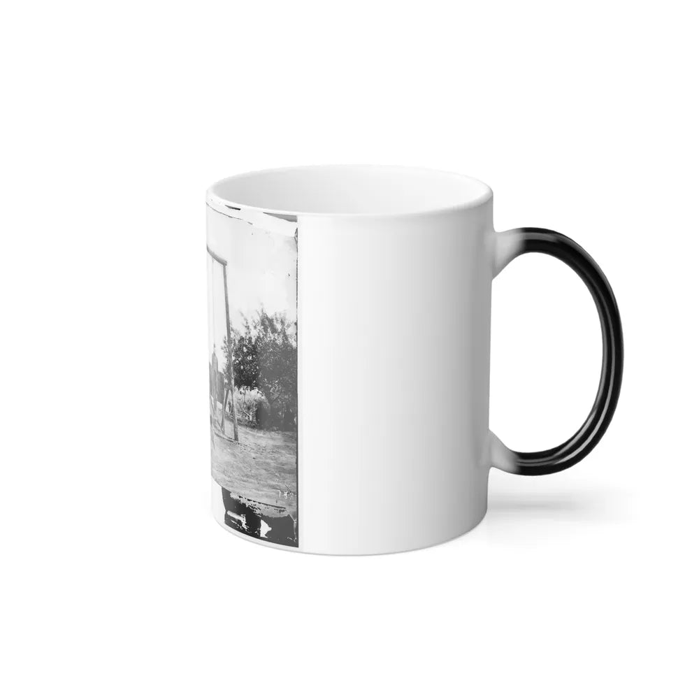 Petersburg, Va., Vicinity. The Execution of William Johnson, Jordan's Farm (U.S. Civil War) Color Changing Coffee Mug 11oz-Go Mug Yourself