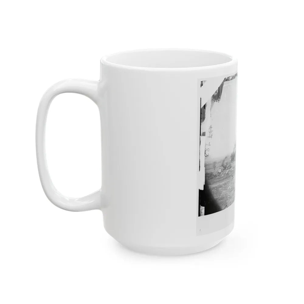 Petersburg, Va., Vicinity. The Execution Of William Johnson, Jordan's Farm (U.S. Civil War) White Coffee Mug-Go Mug Yourself