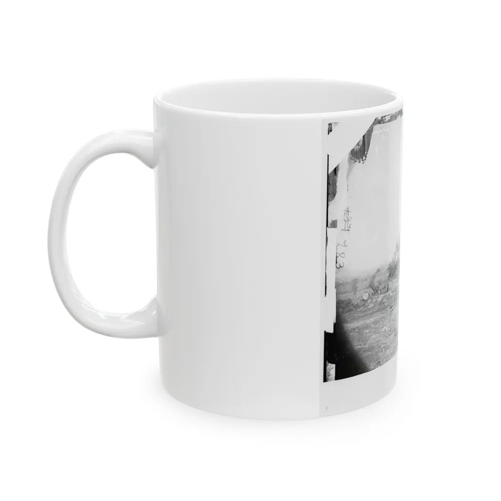 Petersburg, Va., Vicinity. The Execution Of William Johnson, Jordan's Farm (U.S. Civil War) White Coffee Mug-Go Mug Yourself