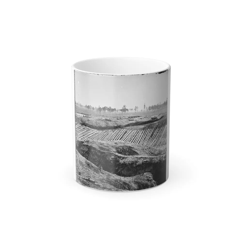 Petersburg, Va. View From Breastworks of Fort Sedgwick (U.S. Civil War) Color Changing Coffee Mug 11oz-11oz-Go Mug Yourself