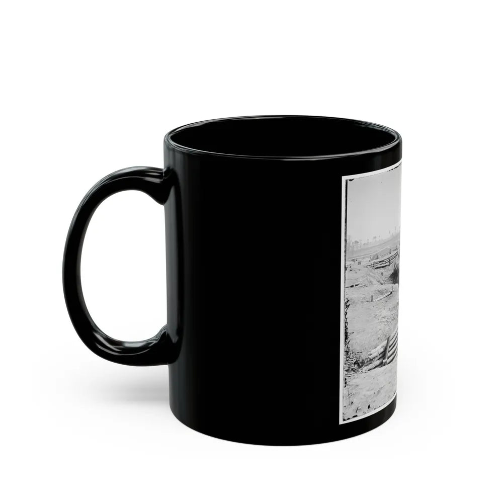 Petersburg, Va. View Of Fort Sedgwick (U.S. Civil War) Black Coffee Mug-Go Mug Yourself