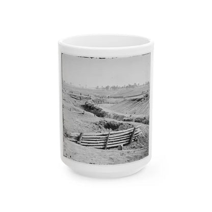 Petersburg, Va. View Of Fort Sedgwick (U.S. Civil War) White Coffee Mug-15oz-Go Mug Yourself