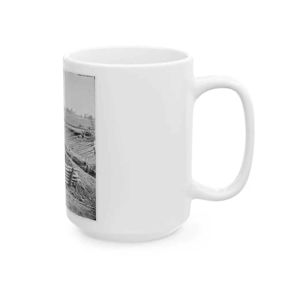 Petersburg, Va. View Of Fort Sedgwick (U.S. Civil War) White Coffee Mug-Go Mug Yourself