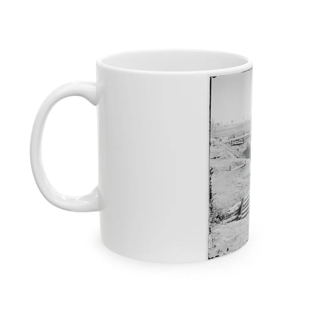 Petersburg, Va. View Of Fort Sedgwick (U.S. Civil War) White Coffee Mug-Go Mug Yourself