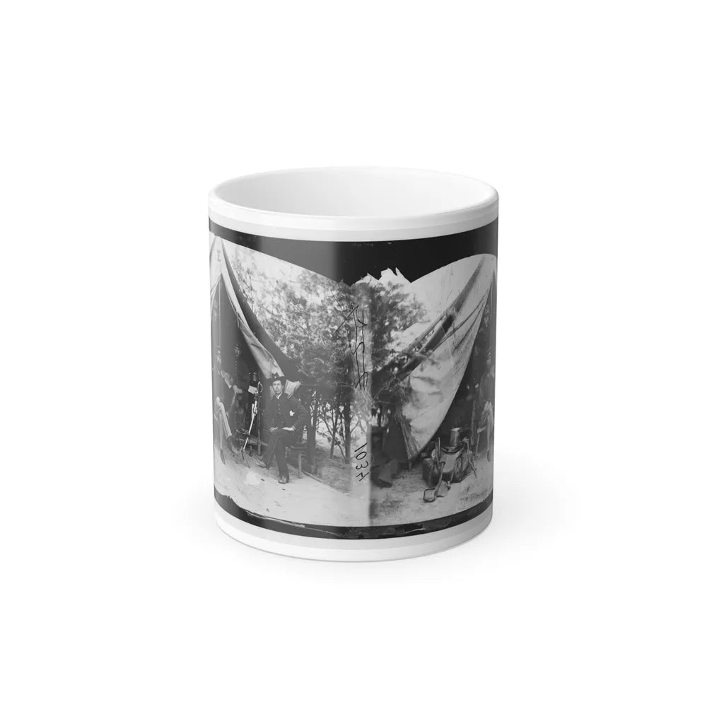 Petersburg, Virginia . Officer and Men of Company E, 1St New York Engineers (U.S. Civil War) Color Changing Coffee Mug 11oz-11oz-Go Mug Yourself