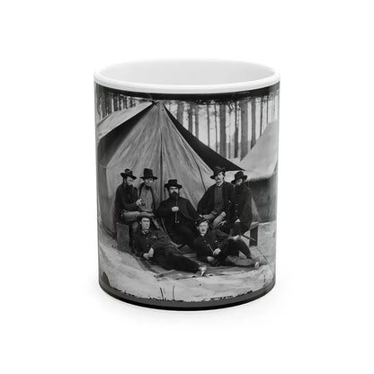 Petersburg, Virginia. Engineers At H.Q., Army Of The Potomac (U.S. Civil War) White Coffee Mug 11oz - Go Mug Yourself