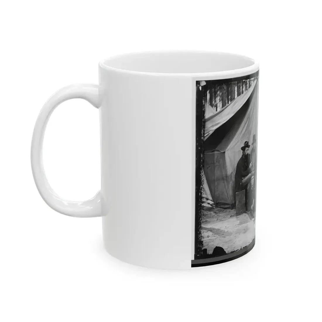 Petersburg, Virginia. Engineers At H.Q., Army Of The Potomac (U.S. Civil War) White Coffee Mug - Go Mug Yourself