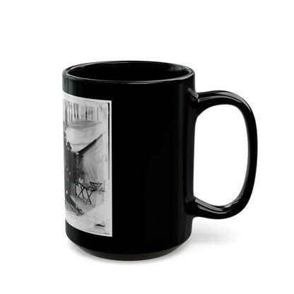 Petersburg, Virginia. Group Of Engineers And Draughtsmen, Headquarters, Army Of The Potomac (U.S. Civil War) Black Coffee Mug - Go Mug Yourself
