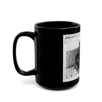 Petersburg, Virginia. Group Of Engineers And Draughtsmen, Headquarters, Army Of The Potomac (U.S. Civil War) Black Coffee Mug - Go Mug Yourself