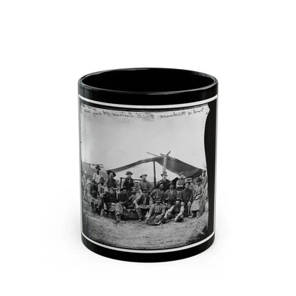 Petersburg, Virginia. Group Of Mechanics Of 1st Division, 9th Army Corps (U.S. Civil War) Black Coffee Mug 11oz - Go Mug Yourself