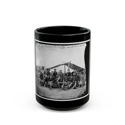 Petersburg, Virginia. Group Of Mechanics Of 1st Division, 9th Army Corps (U.S. Civil War) Black Coffee Mug 15oz - Go Mug Yourself