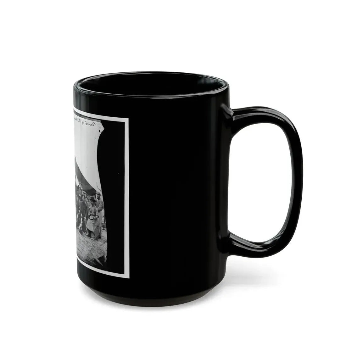 Petersburg, Virginia. Group Of Mechanics Of 1st Division, 9th Army Corps (U.S. Civil War) Black Coffee Mug - Go Mug Yourself