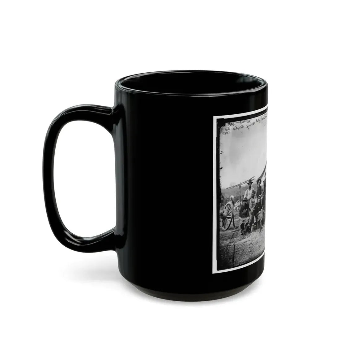 Petersburg, Virginia. Group Of Mechanics Of 1st Division, 9th Army Corps (U.S. Civil War) Black Coffee Mug - Go Mug Yourself