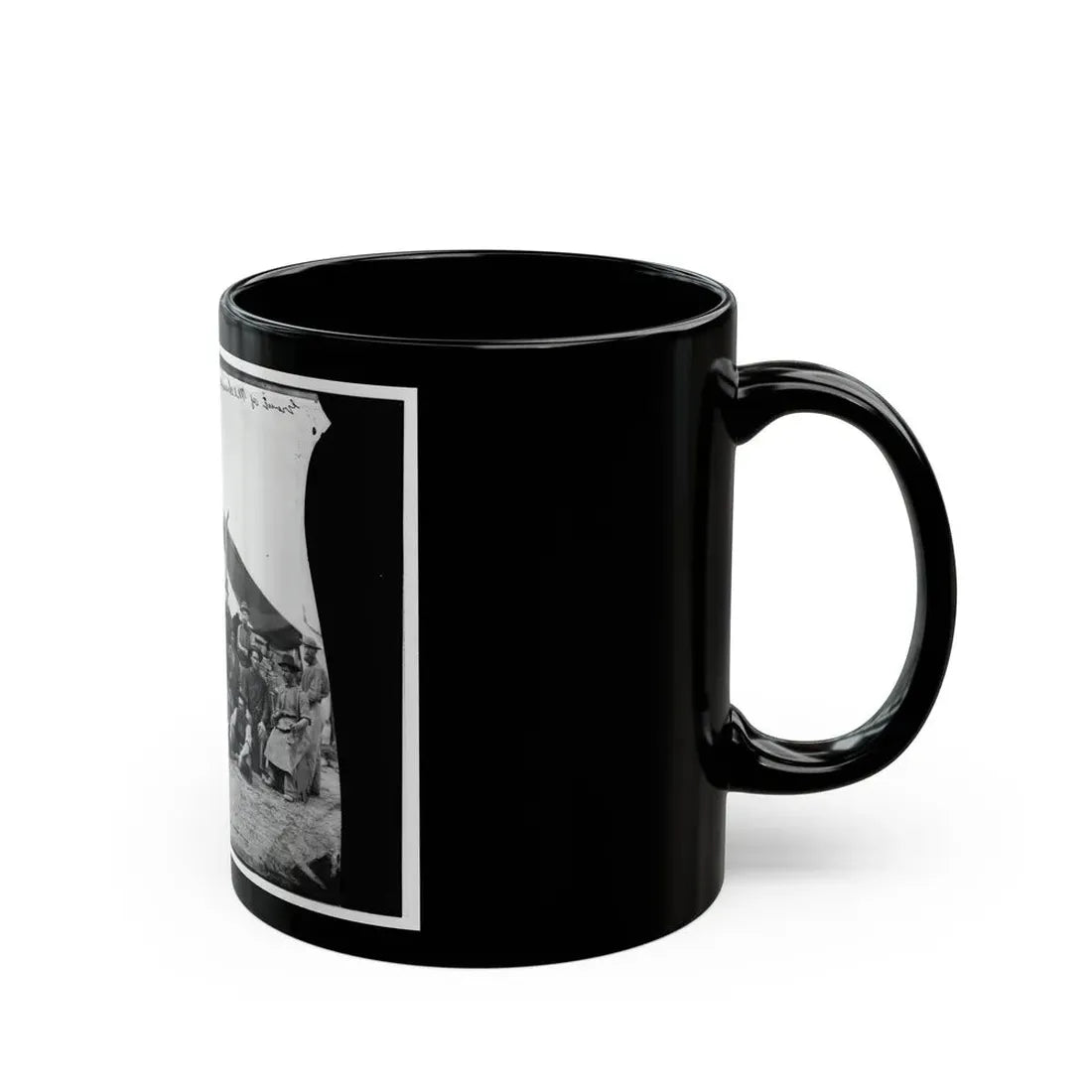 Petersburg, Virginia. Group Of Mechanics Of 1st Division, 9th Army Corps (U.S. Civil War) Black Coffee Mug - Go Mug Yourself
