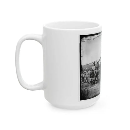 Petersburg, Virginia. Group Of Mechanics Of 1st Division, 9th Army Corps (U.S. Civil War) White Coffee Mug - Go Mug Yourself