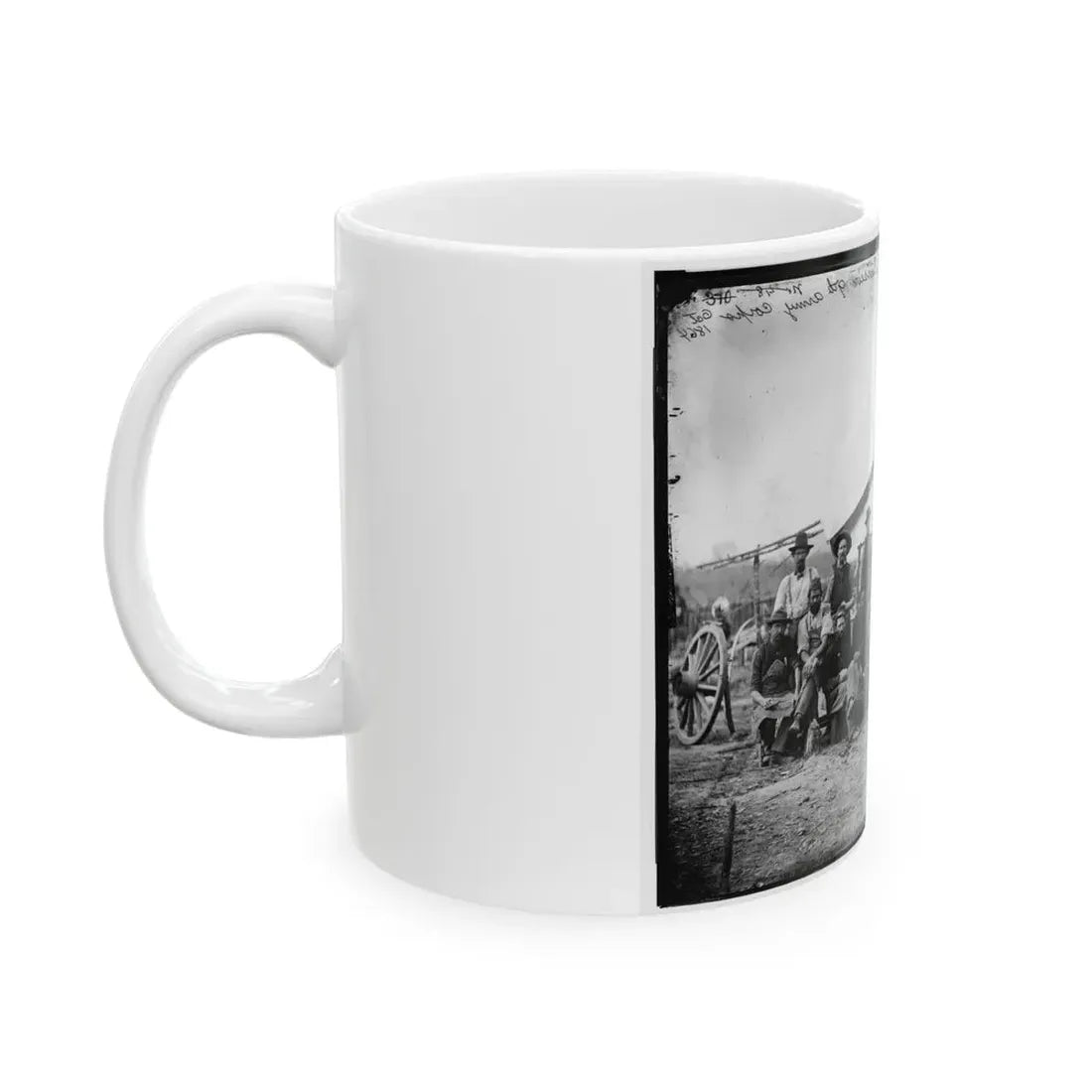 Petersburg, Virginia. Group Of Mechanics Of 1st Division, 9th Army Corps (U.S. Civil War) White Coffee Mug - Go Mug Yourself