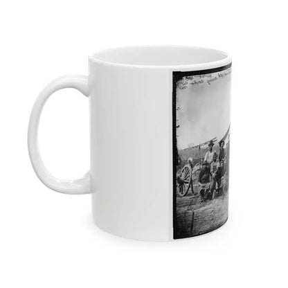 Petersburg, Virginia. Group Of Mechanics Of 1st Division, 9th Army Corps (U.S. Civil War) White Coffee Mug - Go Mug Yourself