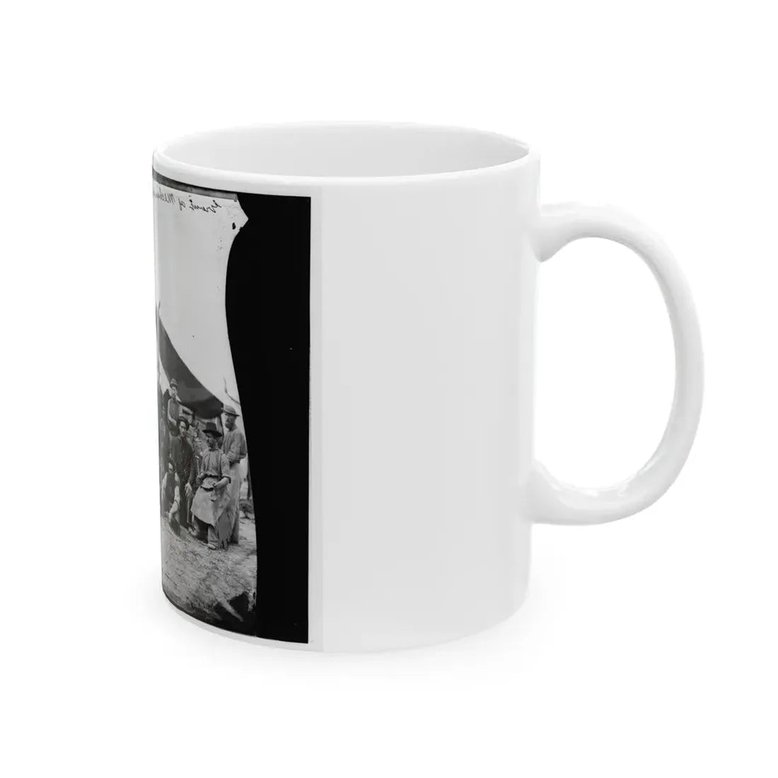 Petersburg, Virginia. Group Of Mechanics Of 1st Division, 9th Army Corps (U.S. Civil War) White Coffee Mug - Go Mug Yourself