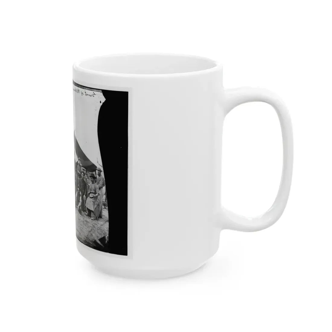 Petersburg, Virginia. Group Of Mechanics Of 1st Division, 9th Army Corps (U.S. Civil War) White Coffee Mug - Go Mug Yourself
