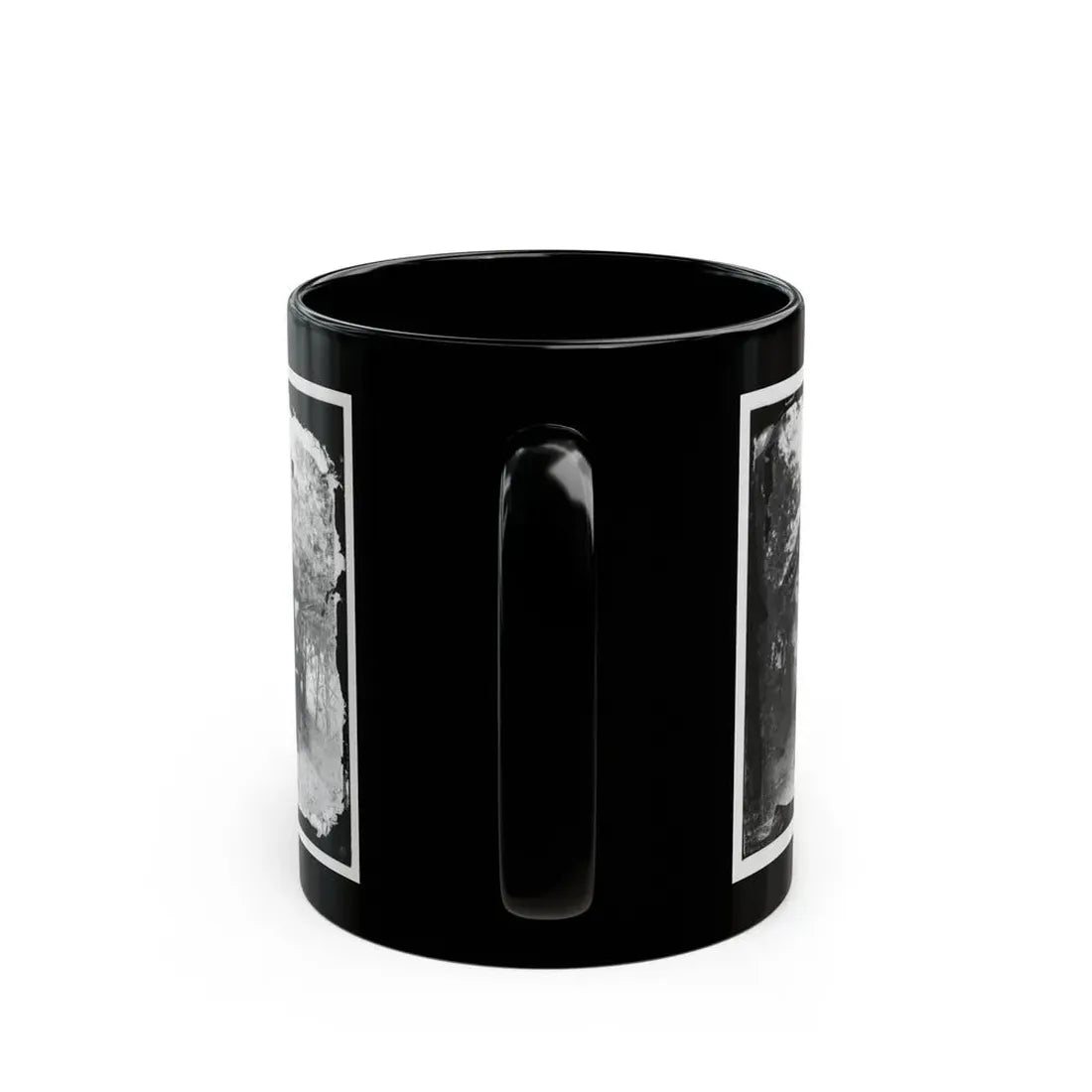 Petersburg, Virginia . Officer And Men Of Company E, 1st New York Engineers (U.S. Civil War) Black Coffee Mug - Go Mug Yourself