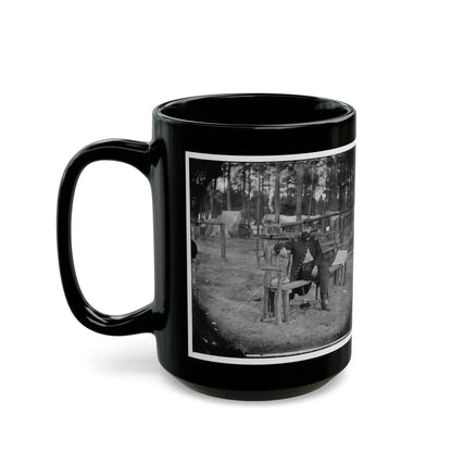 Petersburg, Virginia. Officer Seated 001 (U.S. Civil War) Black Coffee Mug - Go Mug Yourself