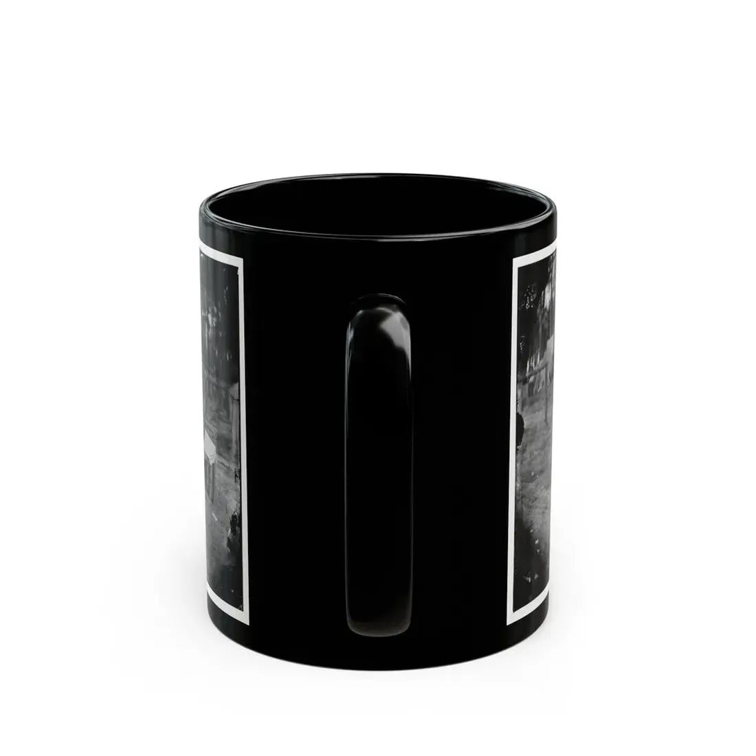 Petersburg, Virginia. Officer Seated 001 (U.S. Civil War) Black Coffee Mug - Go Mug Yourself