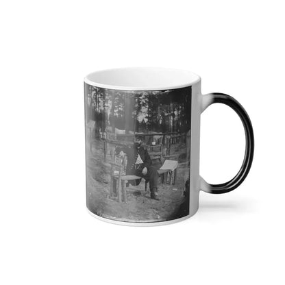 Petersburg, Virginia. Officer Seated 001 (U.S. Civil War) Color Changing Coffee Mug 11oz - Go Mug Yourself