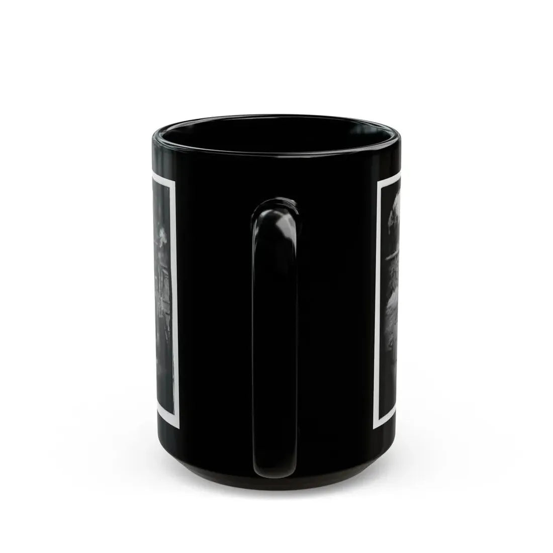 Petersburg, Virginia. Officer Seated (U.S. Civil War) Black Coffee Mug - Go Mug Yourself