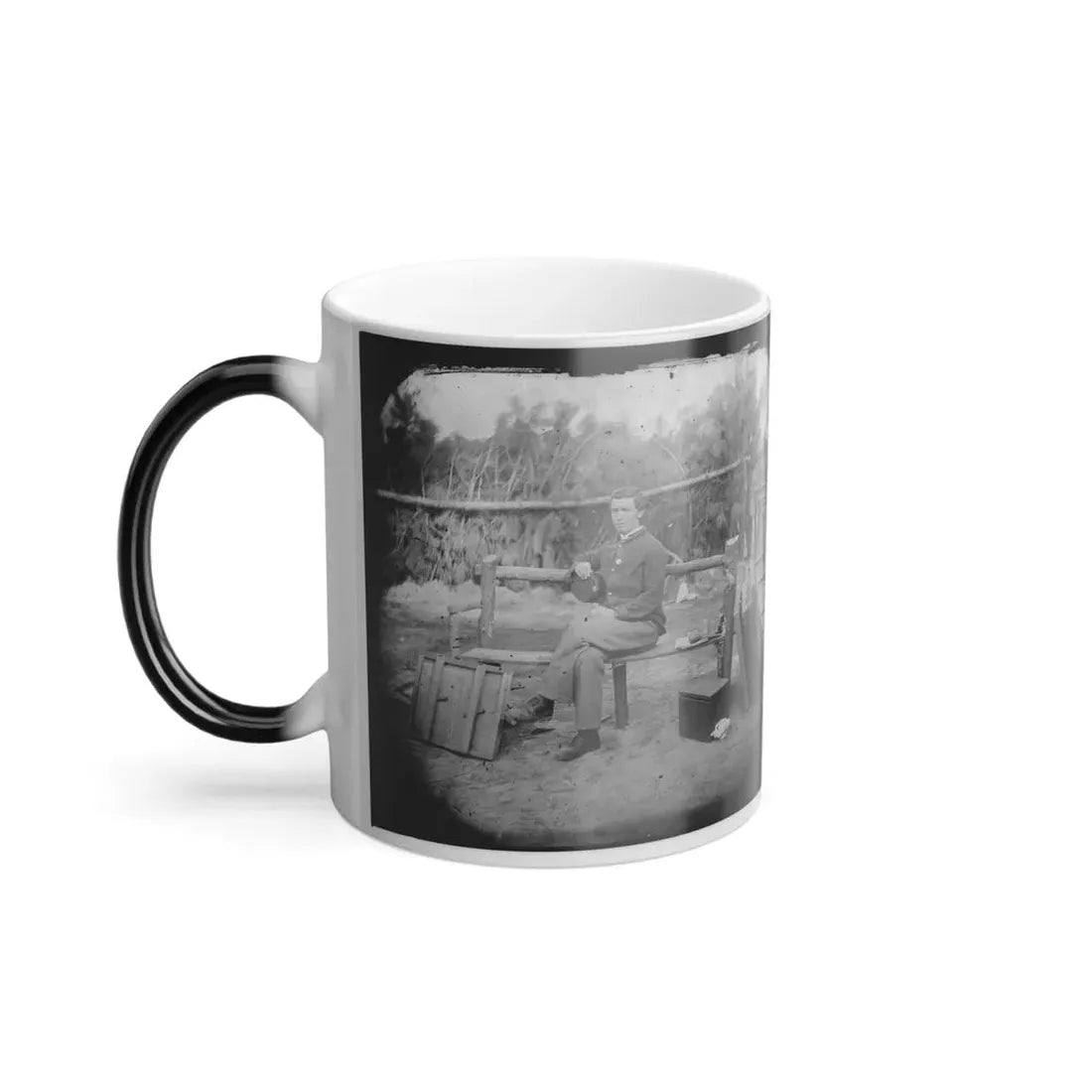 Petersburg, Virginia. Officer Seated (U.S. Civil War) Color Changing Coffee Mug 11oz - Go Mug Yourself