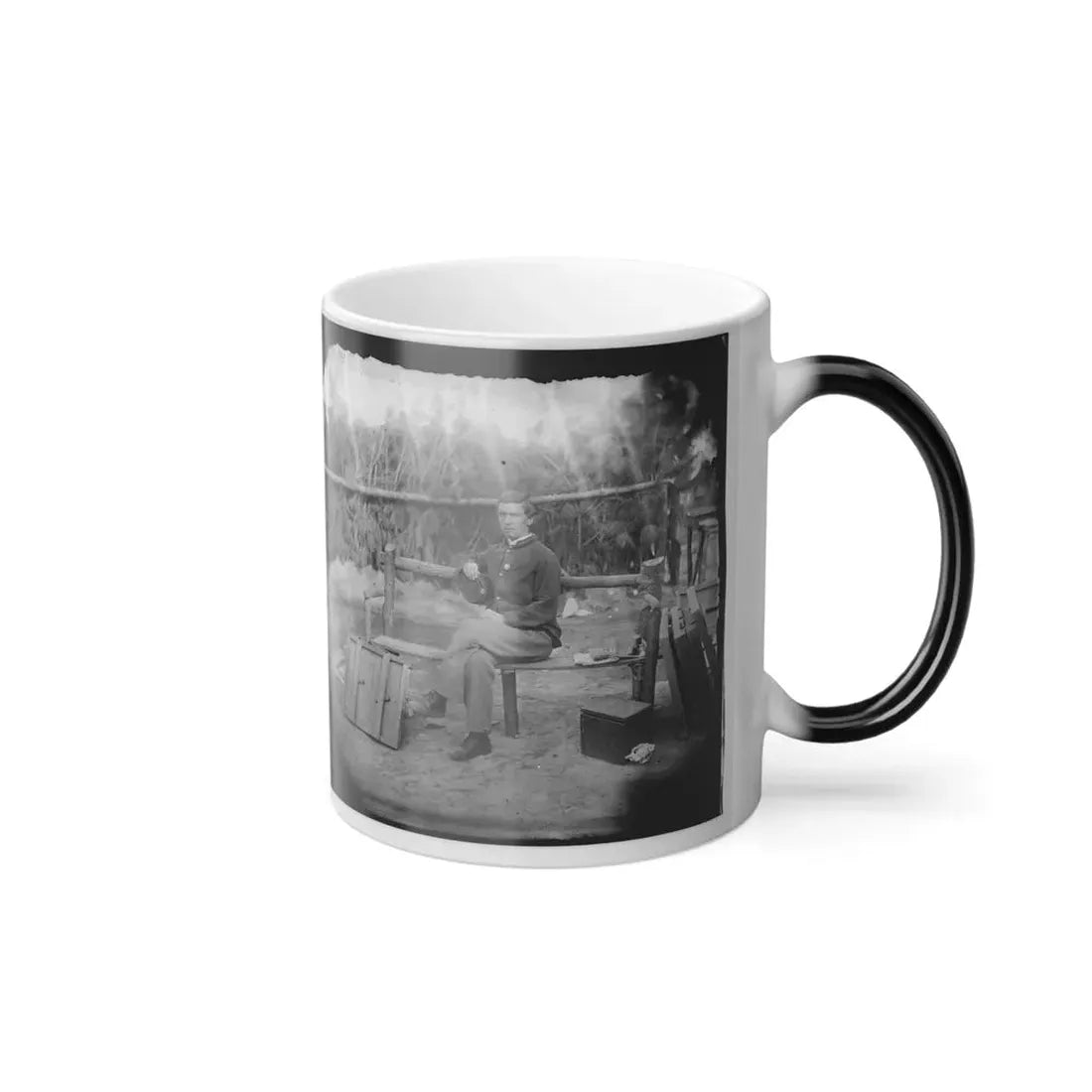 Petersburg, Virginia. Officer Seated (U.S. Civil War) Color Changing Coffee Mug 11oz - Go Mug Yourself