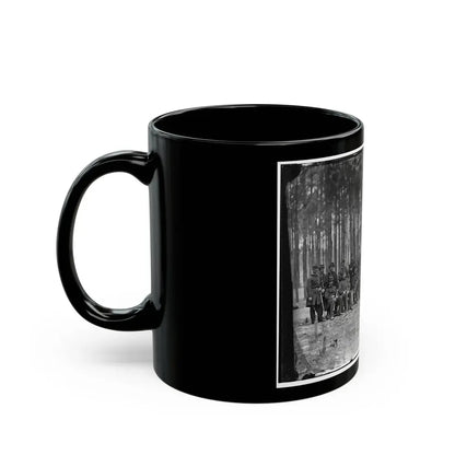 Petersburg, Virginia. Officers Of 114th Pennsylvania Infantry (U.S. Civil War) Black Coffee Mug - Go Mug Yourself