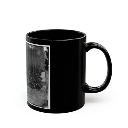 Petersburg, Virginia. Officers Of 114th Pennsylvania Infantry (U.S. Civil War) Black Coffee Mug - Go Mug Yourself