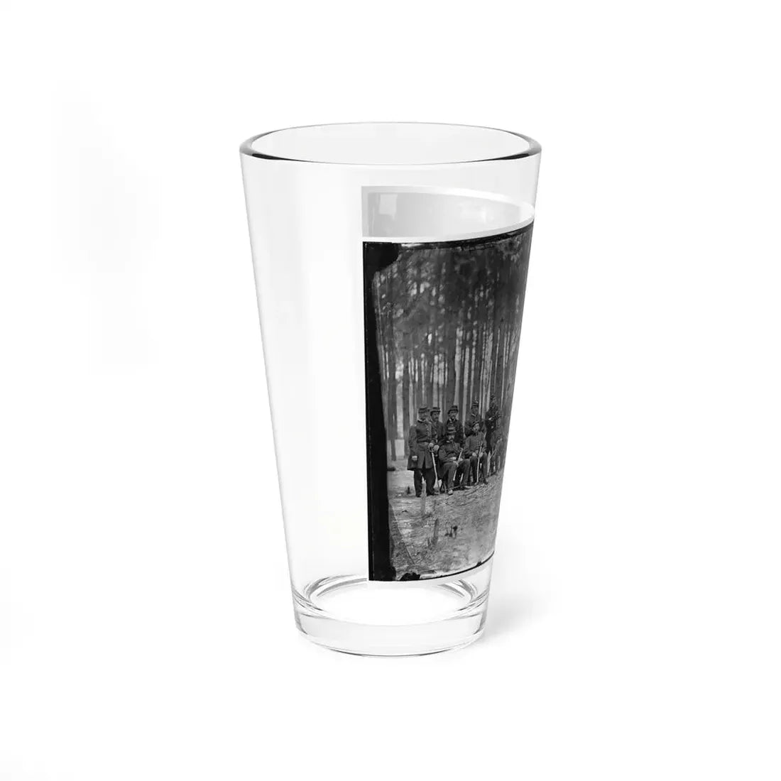 Petersburg, Virginia. Officers Of 114th Pennsylvania Infantry (U.S. Civil War) Pint Glass 16oz - Go Mug Yourself